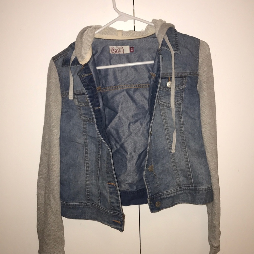 Denim/sweater Jacket